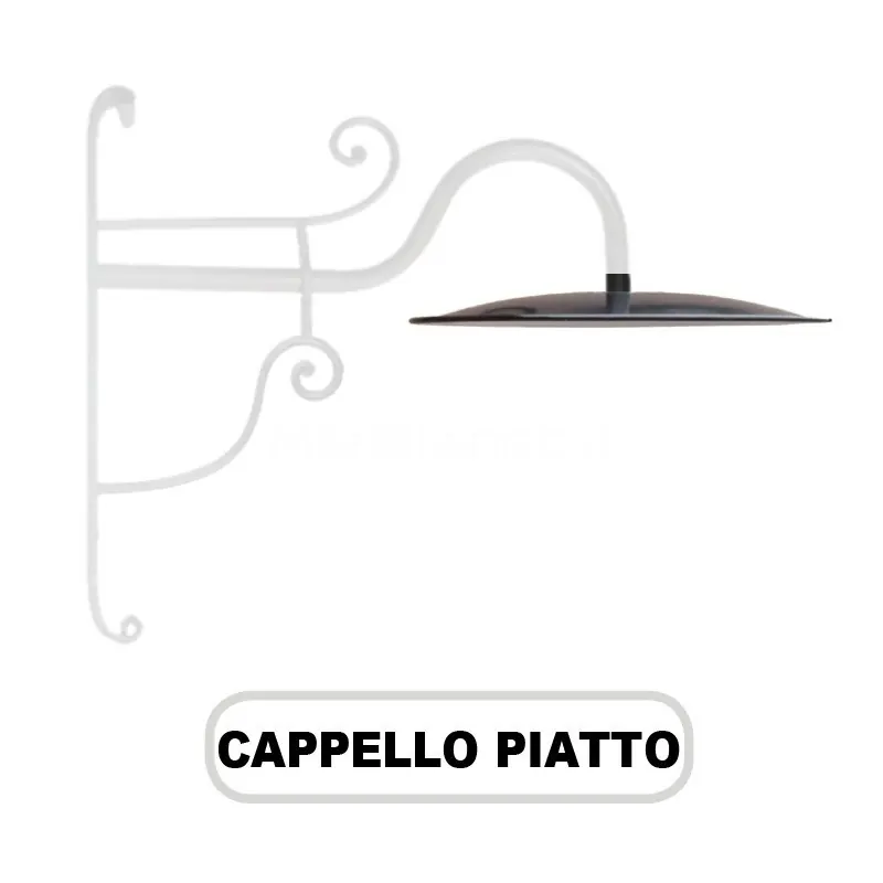 Aanbieding Cappello Piatto per lanterna ferro battuto Morelli 703