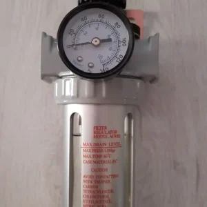 Filtro regolatore di pressione 1/4 con rubinetto e manometro LTF AFR80 3167 Betrouwbaar