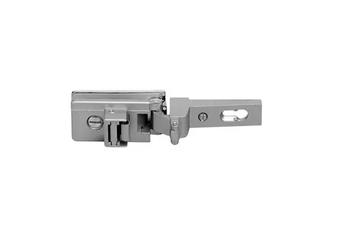 Cerniera per vetro scatto articolo 1025/1024 copertura nichel sat alta - collo 16 2877 alta art1024 + 2913 Goedkoop