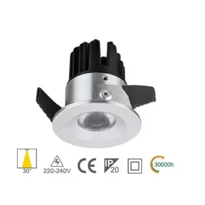 faretto incasso LED 2 W Luce calda 3000k 6091 - 3000k Koop Online