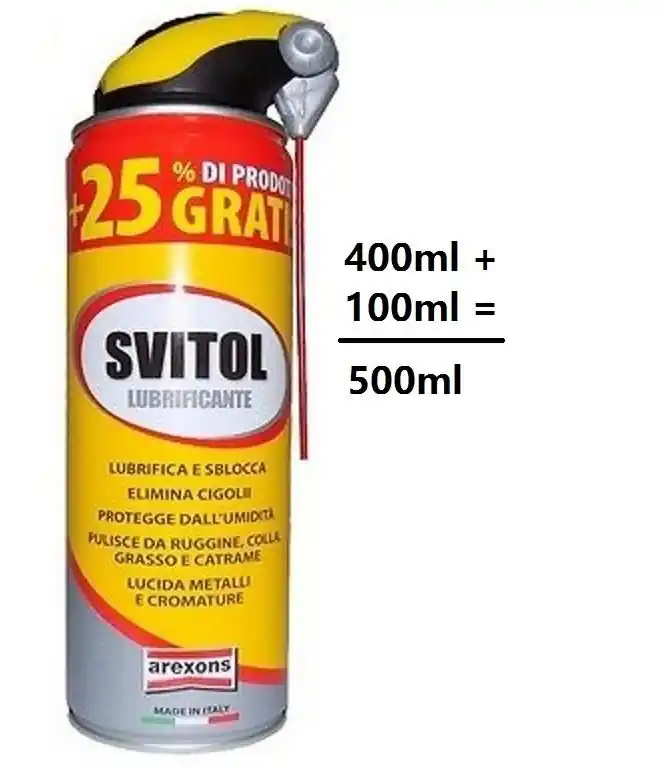Svitol lubrificante 400+100 Arexons 1 pezzo 780 Betaalbaar