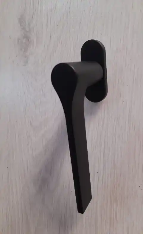 Beperkt Aanbod Maniglia DK per finestre 1400 Ghidini nero opaco DK 10069