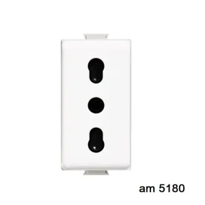 Presa bipasso 10/16 A AM5180 MATIX bTicino 28270 Express Levering
