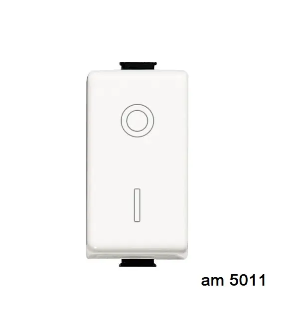 Betrouwbaar interruttore bipolare AM5011 MATIX bTicino 28274