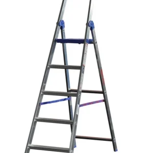 Scala alluminio Climb con piattaforma e parapetto Marchetti 15259 Premium