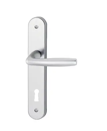 Hoge Kwaliteit Maniglia San Diego Hoppe alluminio argento placca foro patent 7065