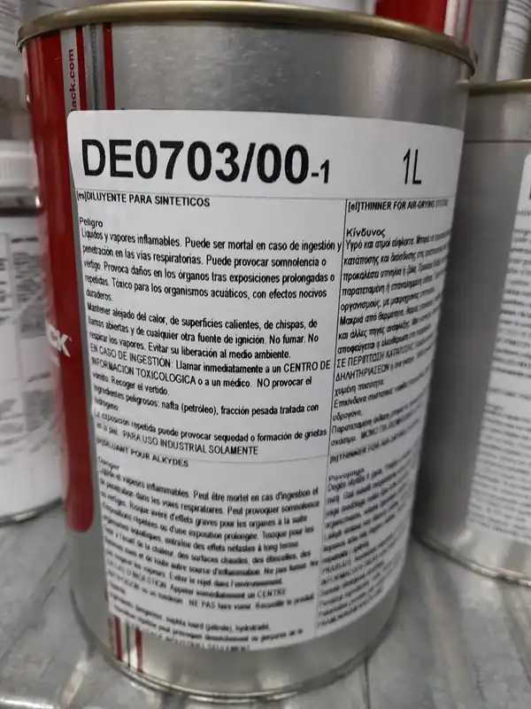 Diluente sintetico DE 703 da 1 LT Sayerlack 21246 Populair