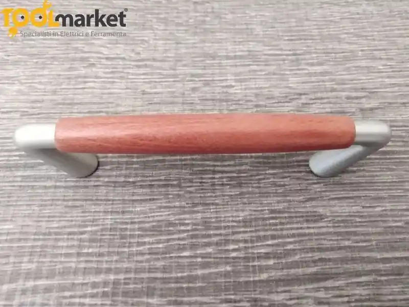 Maniglia per mobili impugnatura Legno ciliegio interasse 64mm MITAL 9495 Koop Online