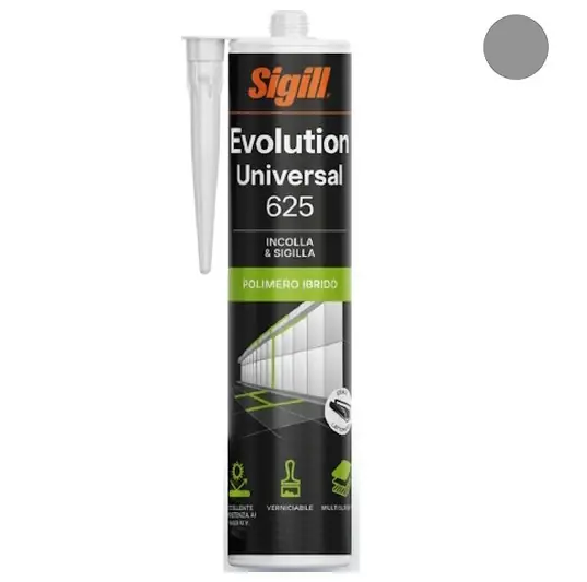 Sigillante neutro GRIGIO RAL 9002 monocomponente per costruzioni Silcoflex da 290 ml 29089 grigio Beperkt Aanbod