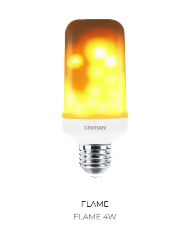 Lampada Flame effetto fiamma da 4 wt 10400 Laatste Kans