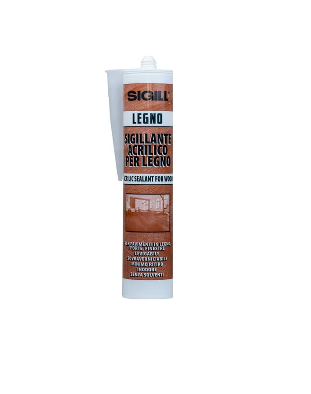 Sigillante acrilico per legno colorato cartuccia 300 ml Wenghe 29091 wenghe Flitsaanbieding