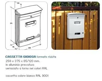 Actieprijs Cassetta postale Gioiosa salvia 15530 salvia