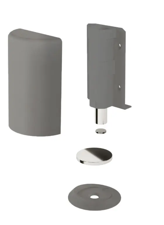Fermaporta magnetico stoppino X VERUM Ghidini Grigio 3956 Gereduceerde Prijs