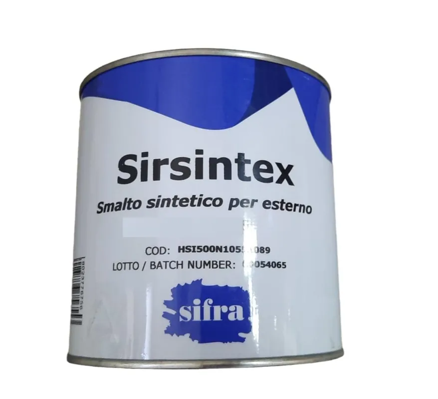Smalto sintetico Bianco Sirsintex SIFRA Bianco opaco 2.5 lt 17176 Hete Deal