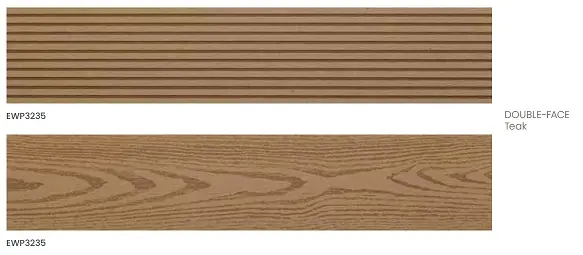 Veilige Betaling Pavimento WPC da esterno Decking Classic Teak EWP3235 EWP3235