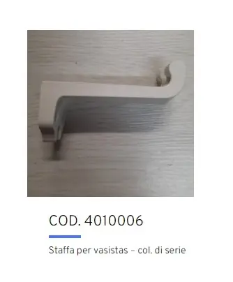 Direct Beschikbaar Ricambi per motore attuatore a catena Nekos Kato Staffa per vasistas grigio 18548 grigio