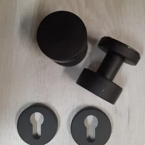 Pomolo coppia Inox tondo NERO 327.02.236ZNO -FIMET 30555 Must-Have