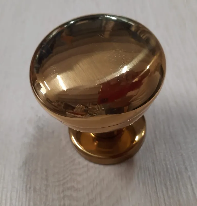 Lage Prijs Pomolo per porta ottonato Ø 70 Ghidini universal 7027