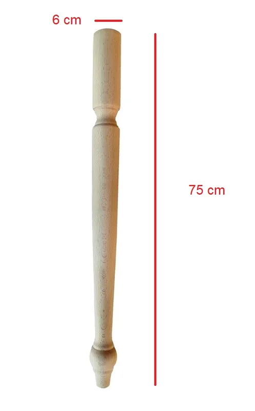 Gamba tavolo tornita Ø 60 H. 75 cm 15268 Koop Online