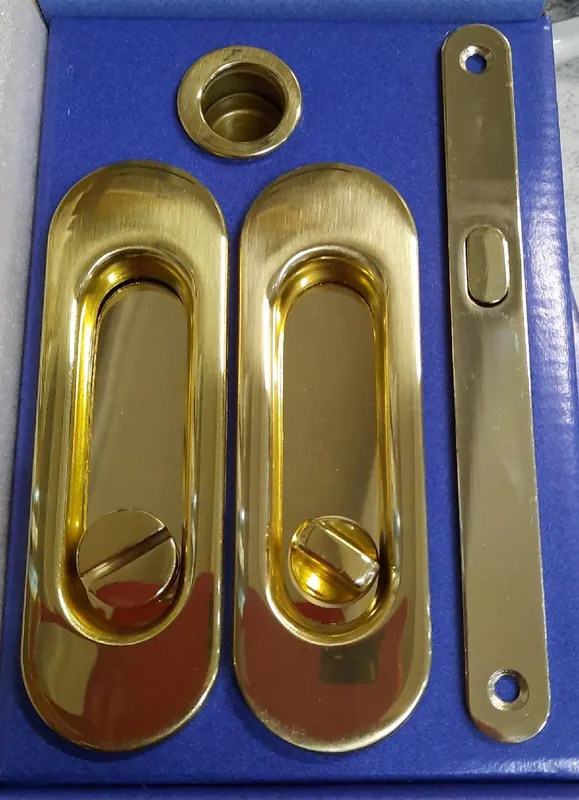Bestseller Kit serratura a gancio modello SCIVOLA oro lucido Cottali 29049