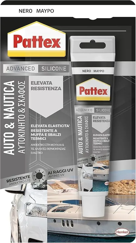 Finale Uitverkoop Sigillante siliconico neutro per auto e nautica da ml 50 color NERO 1797