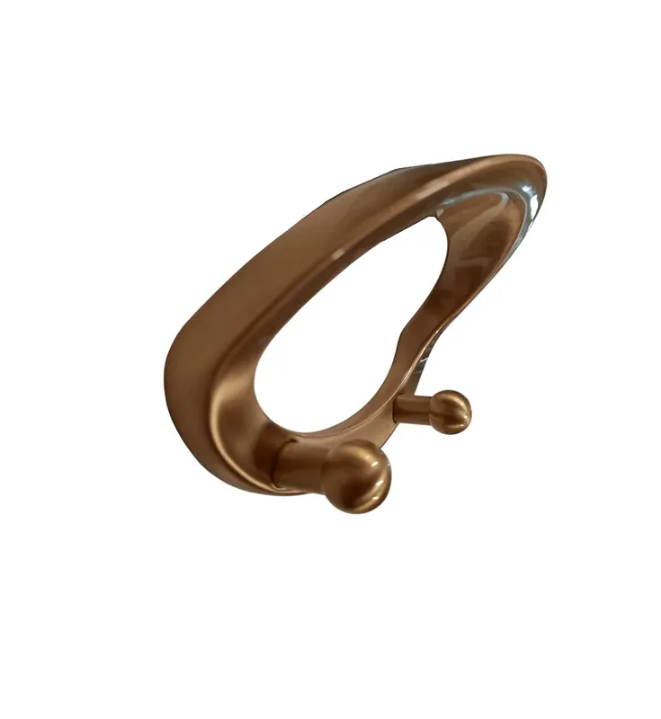 Lage Prijs Appendi abiti in acciaio oro satinato art. 94 Mandelli 7702