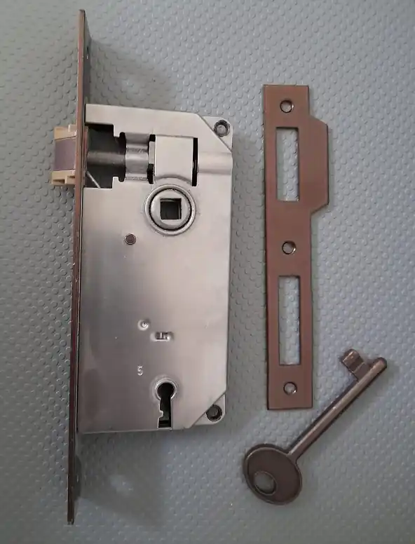 Serratura patent piccola bronzata bordo QUADRO - AGB entrata 50 14613-50 bq Gereduceerde Prijs