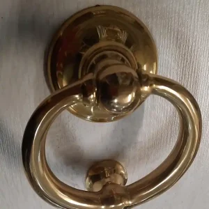 Battente per portone RING 120 mm ottone lucido Cottali 15369 Merkproduct