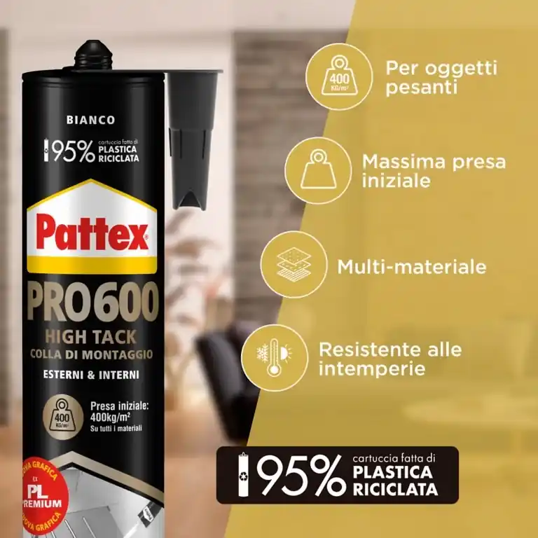 Adesivo da montaggio PRO 600 Enkel da 460 gr 25484 Gratis Retour
