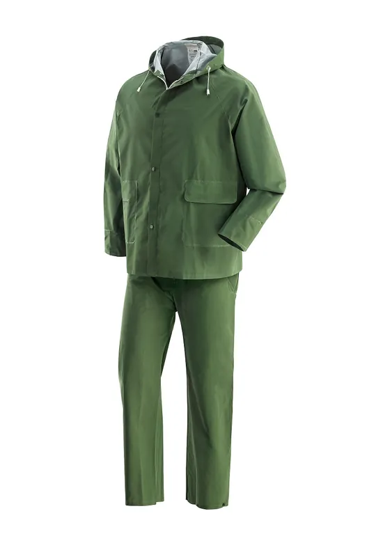 Beste Prijs Impermeabile / pluvio completo giacca e pantalone PVC Taglia L 19813 L