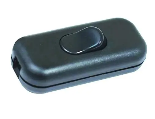 Interruttore passafilo UNIPOLARE NERO passacavo 26972 nero Lage Kosten