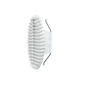 Griglia di aerazione plastica con molla da 80/125 mm cod 38239 5394 Op = Op
