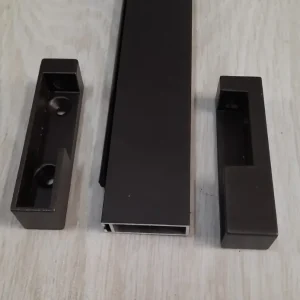 Betaalbaar Reggitubo coppia dx + sx per tubo rettang 30 x 15 ANTRACITE cod 13.0067x00023 8918 x 2