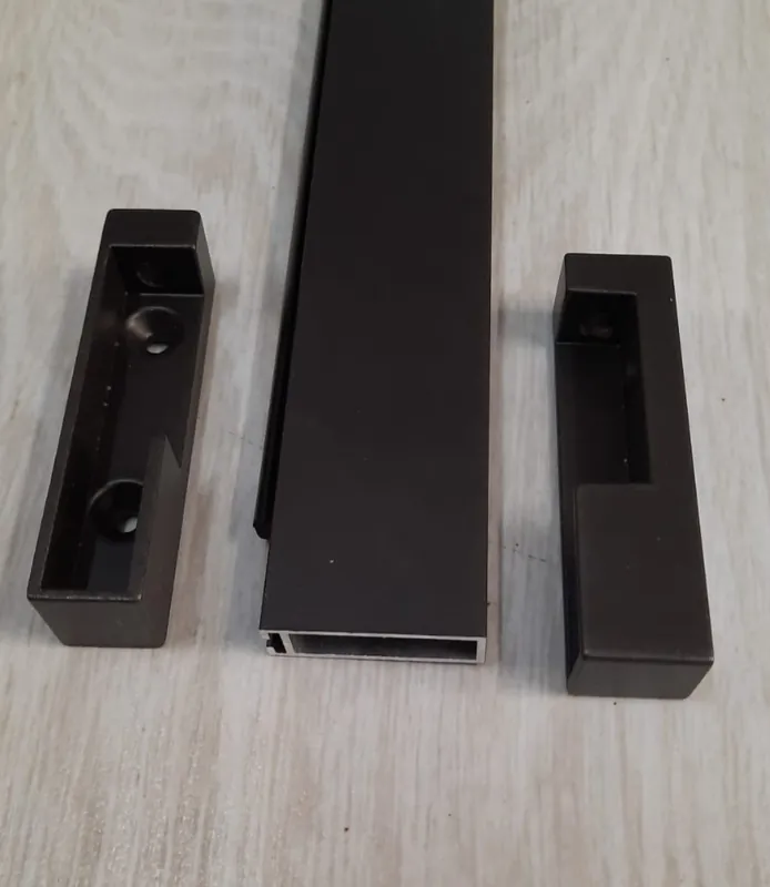 Betaalbaar Reggitubo coppia dx + sx per tubo rettang 30 x 15 ANTRACITE cod 13.0067x00023 8918 x 2