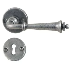 Actieprijs Maniglia FM316 Nm ferro forgiato argento antico FM316 Nm rosetta