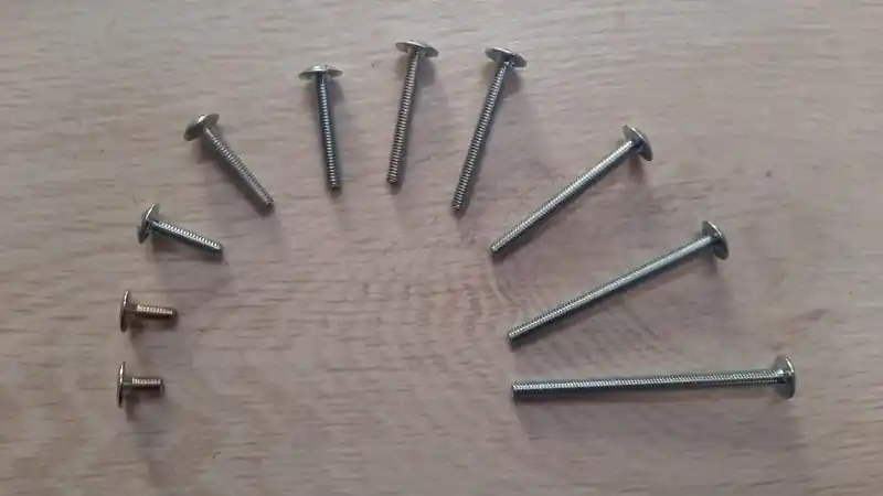 Bulloni testa bombata M 4mm a croce zincati diametro 4x10 pezzi 100 1432 Beste Prijs