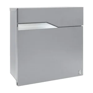 Snelle Levering Cassetta postale Nettuno color ARGENTO Alubox 17046