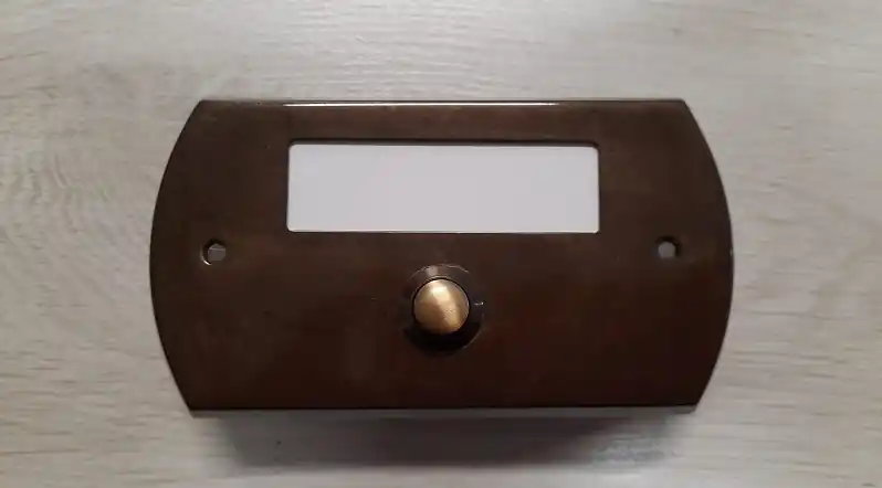 Uitverkoop Pulsante campanello ottone antico ovale 19872 antico