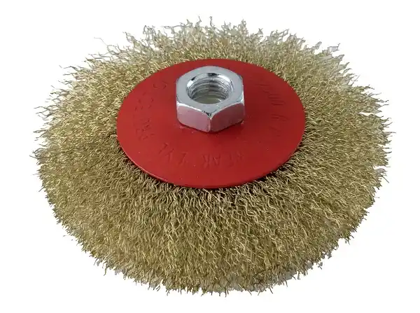 Koopje Spazzola ottone conica per smerigliatrice da 150 mm Valex 1454357 28521