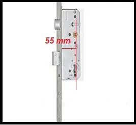 Betaalbaar Serratura Sicurtop 1687 anta doppia 240 W01687xx10 entrata 55mm 12060- 55