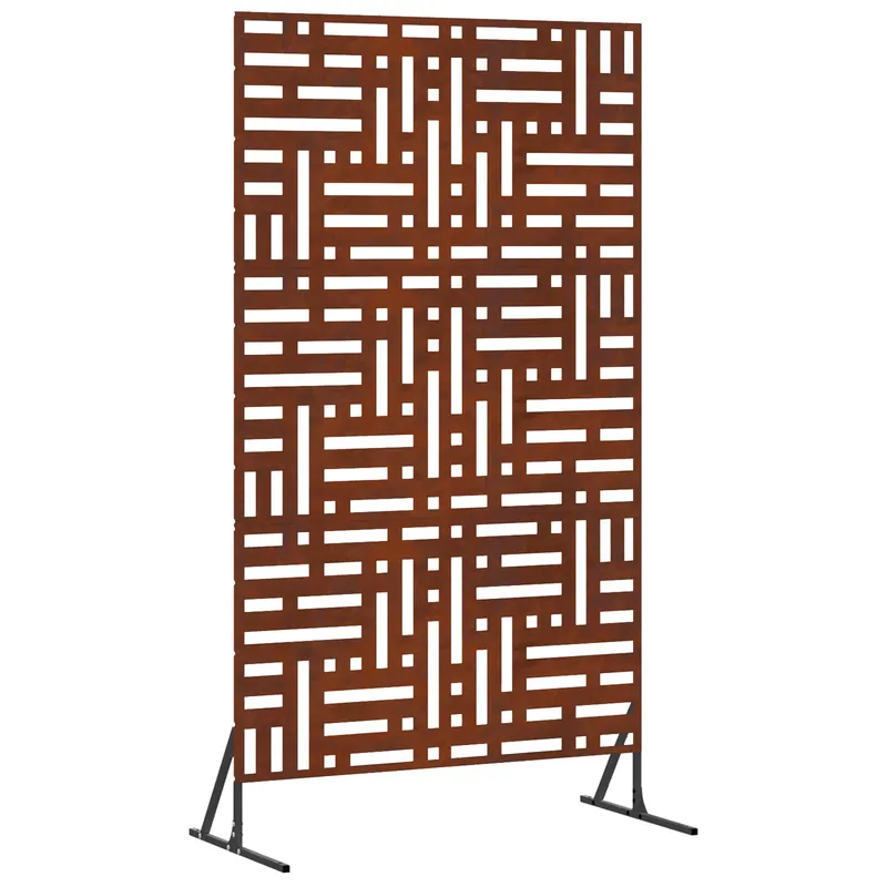vidaXL Schermo per Privacy 100 x 50 x 180 cm Acciaio Corten Ruggine Koop Vandaag