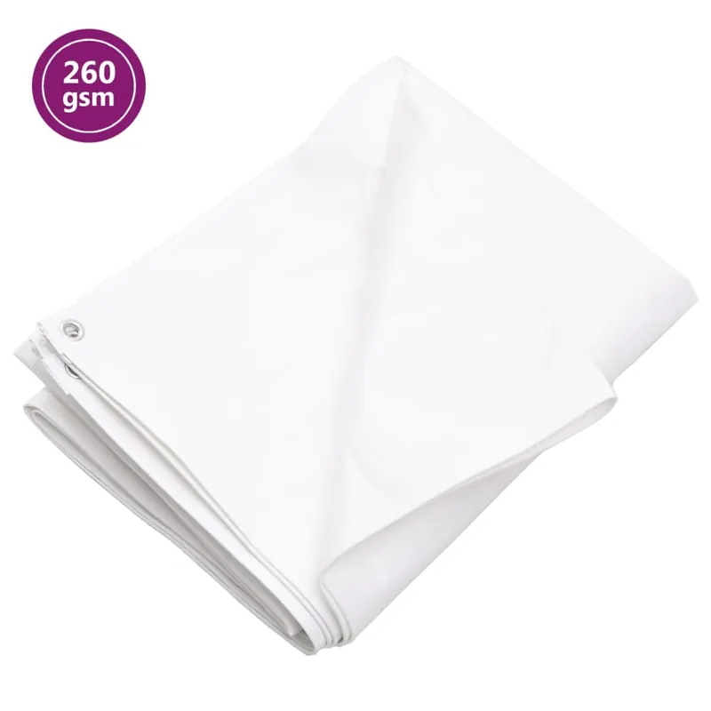 Speciale Aanbieding vidaXL Telone 260 g/m² 2x3 m Bianco HDPE