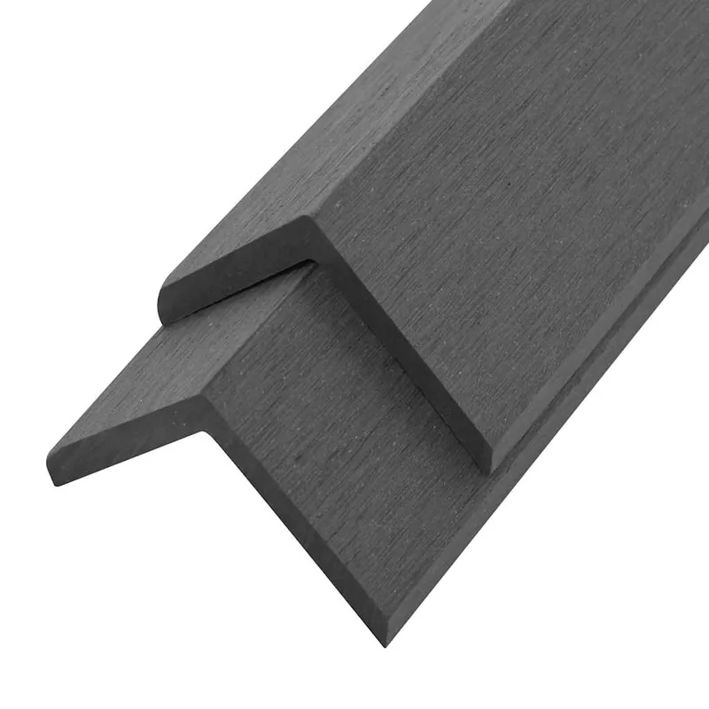 vidaXL Profili Angolari per Bordi 5pz in WPC 170 cm Grigio Op = Op