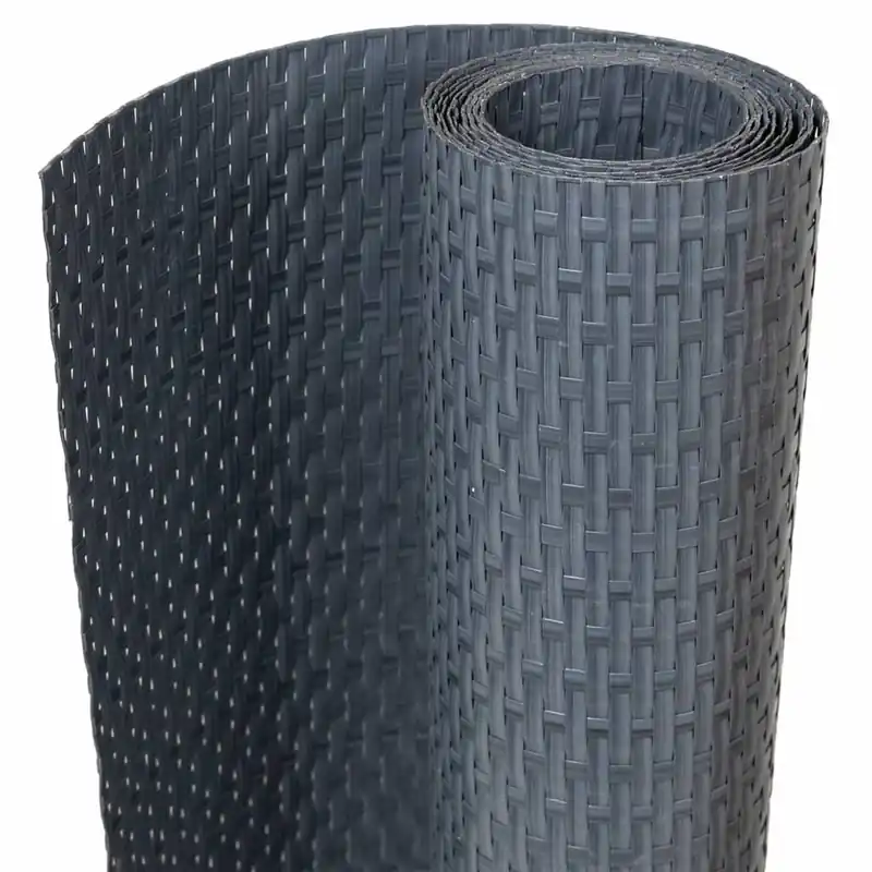 Lage Prijs vidaXL Paravento da Balcone Antracite 300x80 cm in Polyrattan