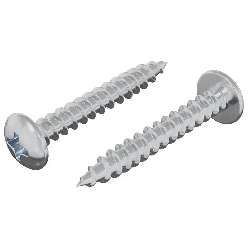 Fabrieksprijs vidaXL Vite in Legno 2 pcs Argento M4 x 28 mm Ferro