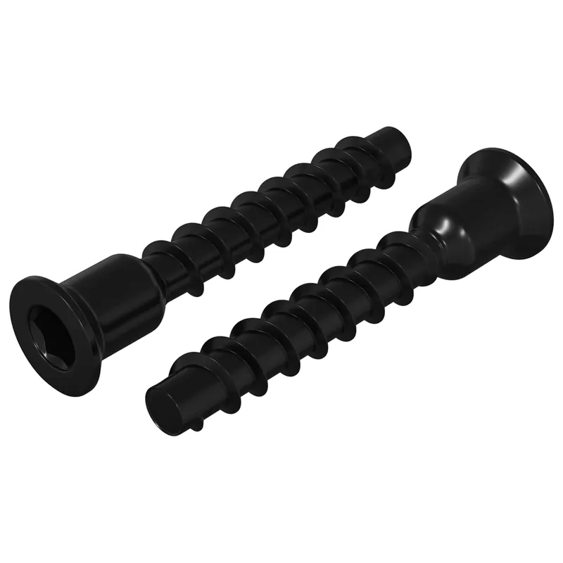 vidaXL Vite a testa esagonale 2 pcs Nero 7 x 40 mm Ferro Merkproduct