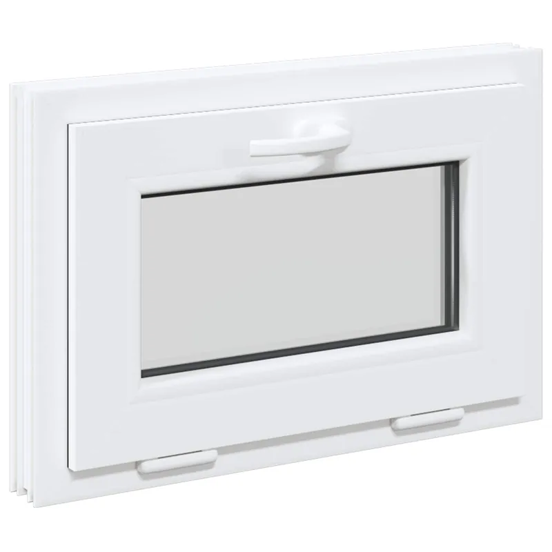 vidaXL Finestra per Soffitta RISOR 60 x 40 cm PVC e Vetro Bianco Dagaanbieding
