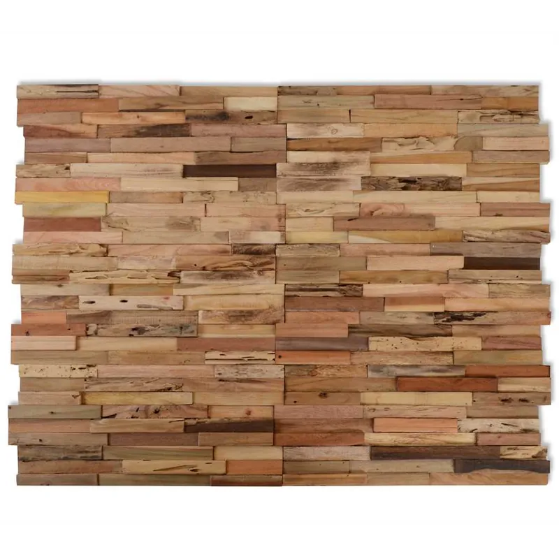 vidaXl Pannelli per Pareti 10 pz 1,03 m² in Legno Massello di Recupero Koop Vandaag