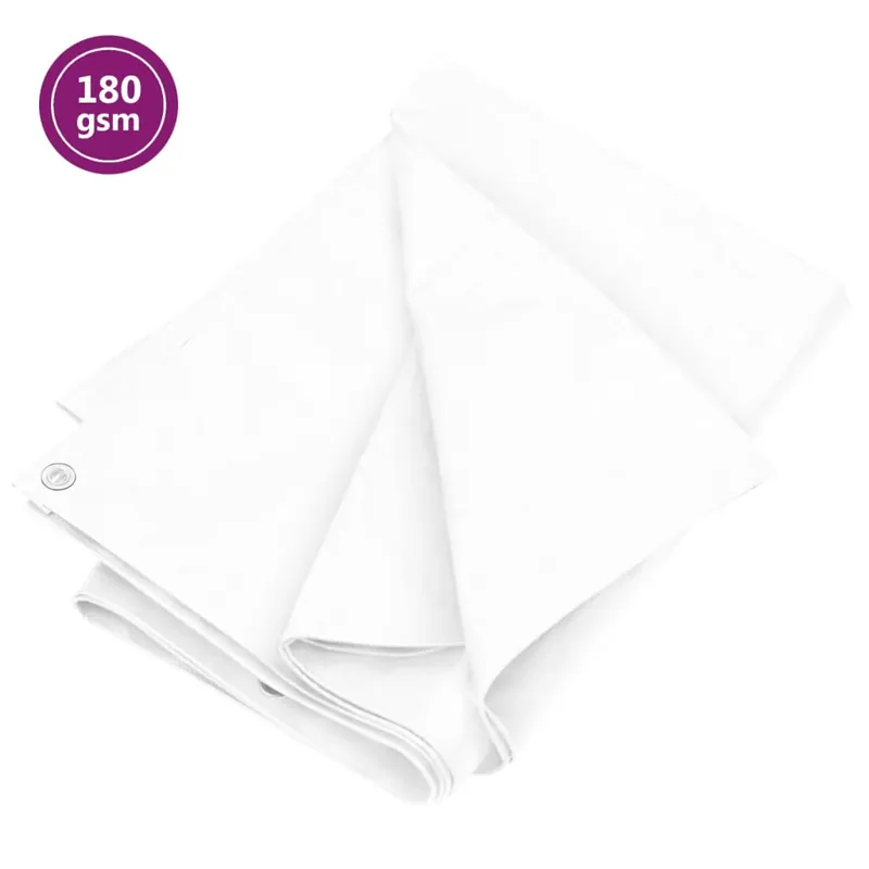 Beperkt Aanbod vidaXL Telone 180 g/m² 2x3 m Bianco HDPE