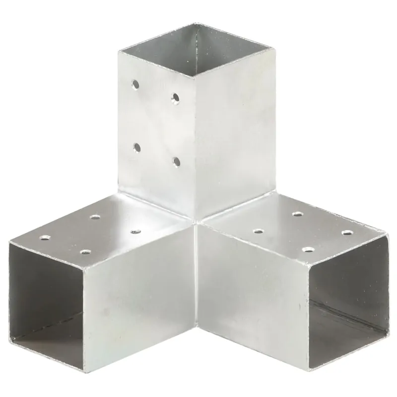 vidaXL Connettore per Pali a Forma di Y in Metallo Zincato 71x71 mm Lage Kosten